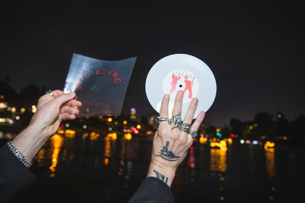 "Dancing With A Ghost" 7" white vinyl limited